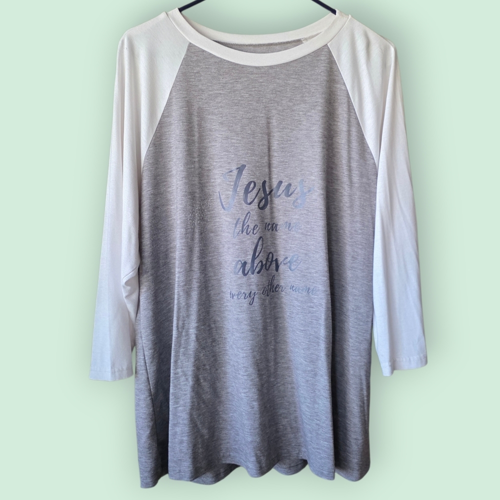 Jesus Name Womens XXL Top